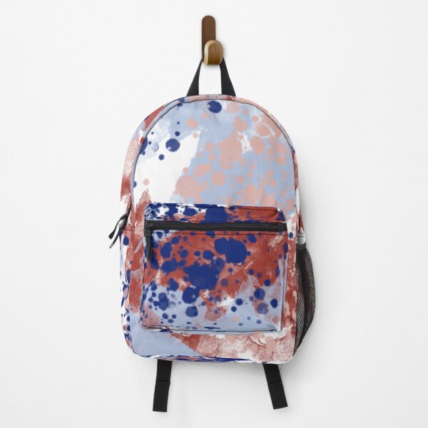 Item preview, Navy and Red Abstract Print designed and sold by CharIsabella.