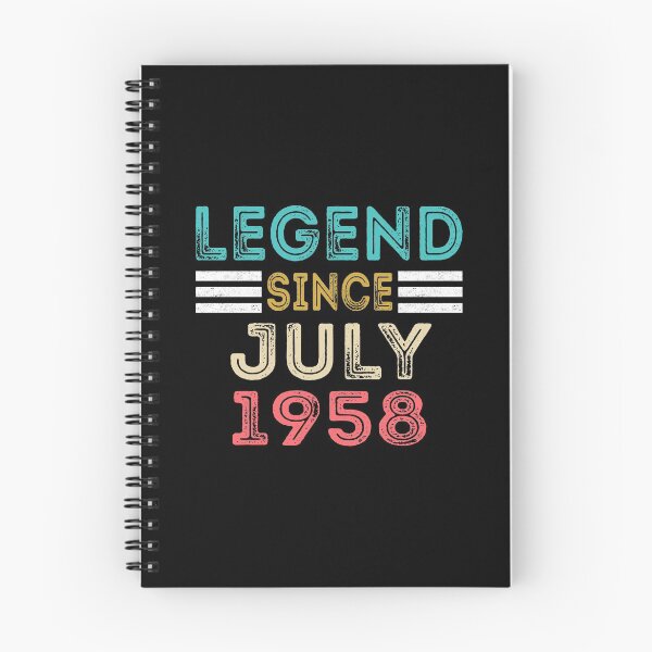 Item preview, Retro Vintage 62nd Birthday Legend Since July 1958 designed and sold by meedTee.
