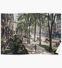 Póster Broadway en Saratoga Springs, Nueva York, ca 1915 (tamaño completo)