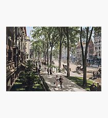 Broadway in Saratoga Springs, New York, ca 1915 (full size) Photographic Print