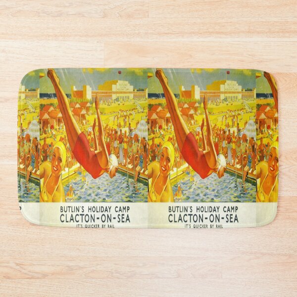 Item preview, Railway Poster Clacton on Sea designed and sold by stickart-marek.