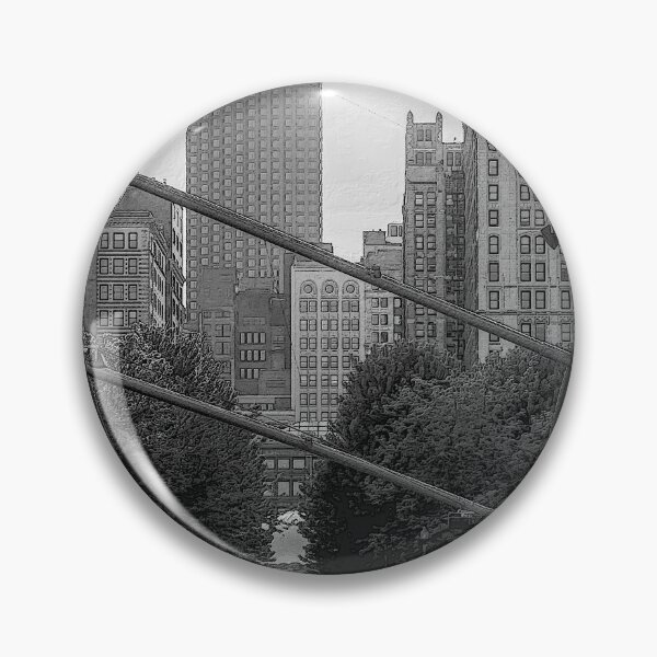Item preview, Pritzker View Painterly Grayscale designed and sold by mljdwhite.