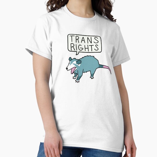 Item preview, Trans Rights Opossum designed and sold by samlevisshop.