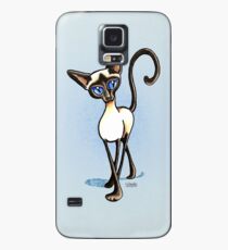 Funda/vinilo para Samsung Galaxy Siamese Crosswalk Boy Blue