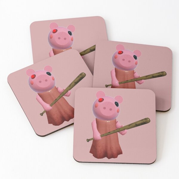 Peppa Pig Coasters Redbubble - mummy pig piggy roblox