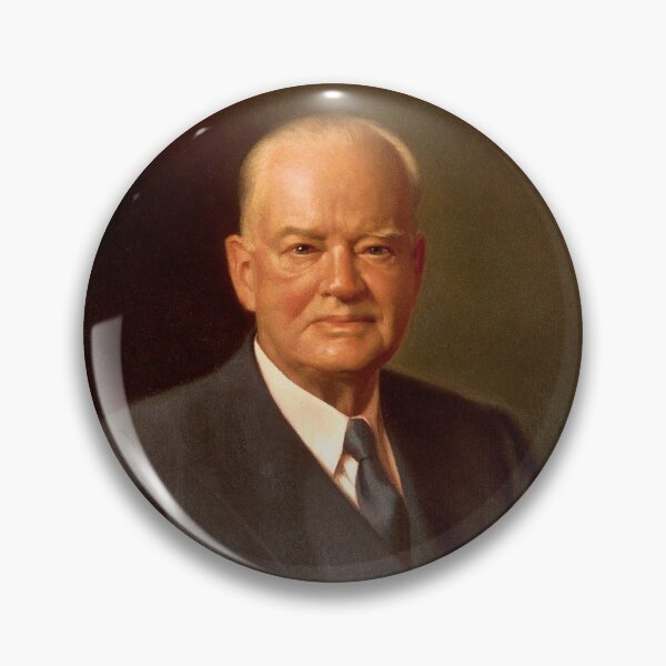 Item preview, President Herbert Hoover Painting designed and sold by warishellstore.