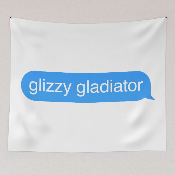 Item preview, Glizzy Gladiator Text Bubble designed and sold by Nemo312.