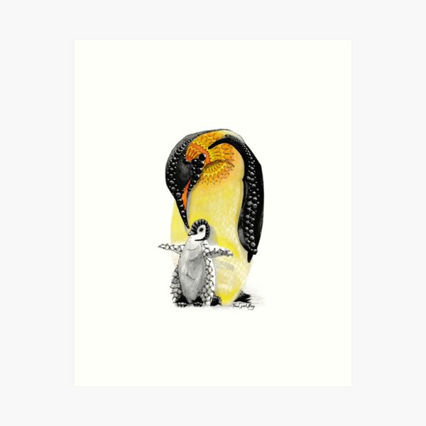 Penguin Totem Animal Art Print