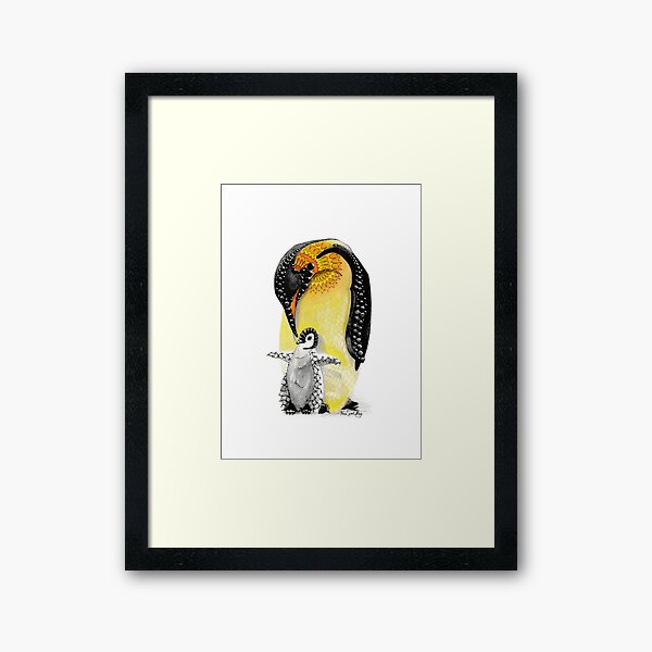 Penguin Totem Animal Framed Art Print