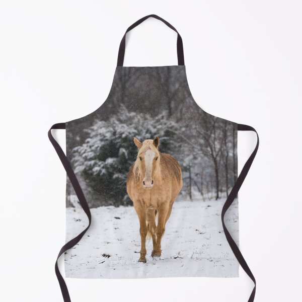 Item preview, Blonde Horse Walk In The Snow designed and sold by mljdwhite.