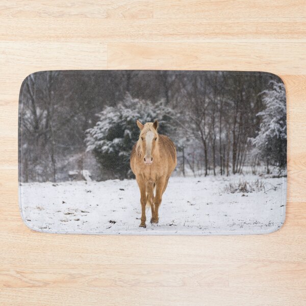 Item preview, Blonde Horse Walk In The Snow designed and sold by mljdwhite.
