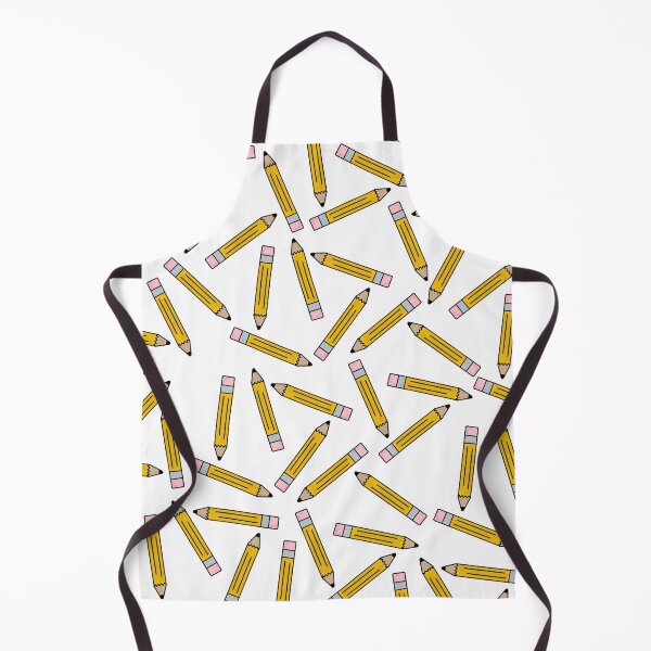 Item preview, Teacher Pencil Pattern with White Background designed and sold by WildeandCo.