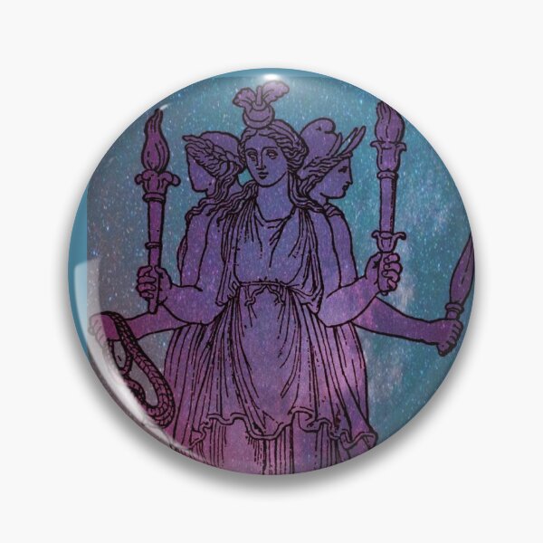 Artikelvorschau, Griechische Göttin Hekate - Indigo-Galaxie entworfen und verkauft von Enlighted.