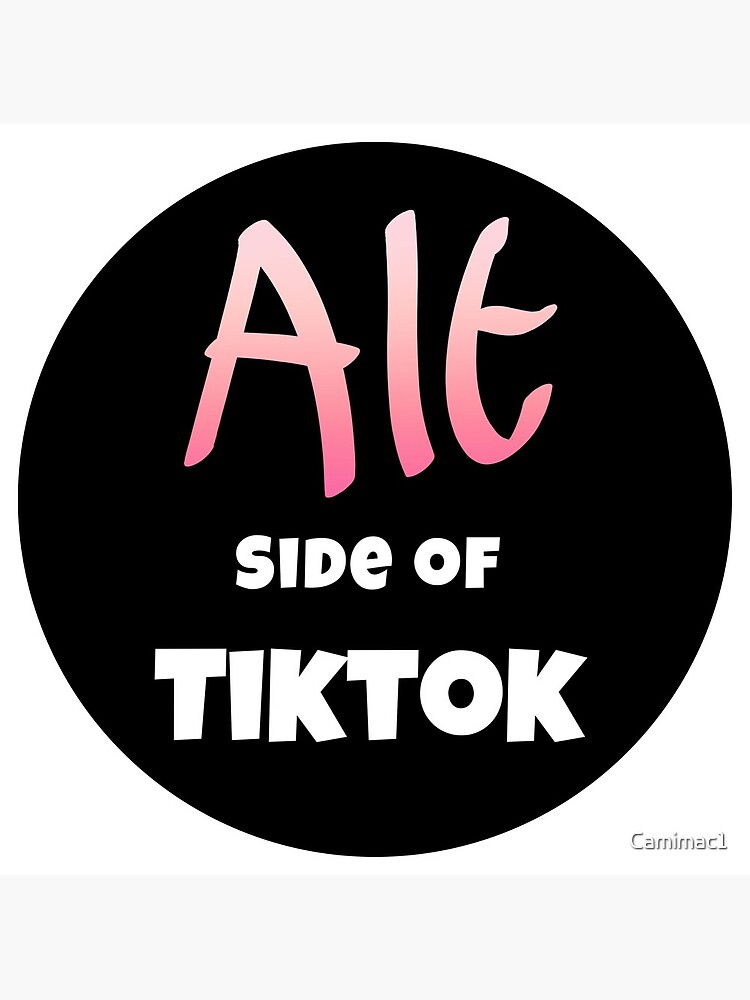"Tiktok sticker" Poster for Sale by Camimac1 Redbubble
