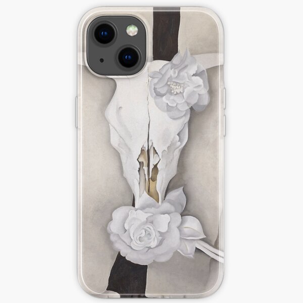 Georgia O'Keeffe - Cow’s Skull with Calico Roses iPhone Soft Case