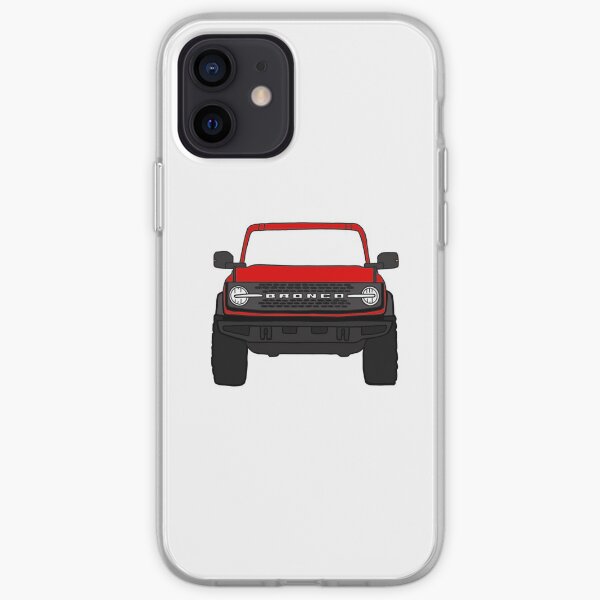 Red Ford Bronco iPhone Soft Case