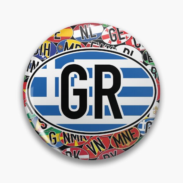 Item preview, Greece Vehicle Code Mosaic designed and sold by travelwitheric.