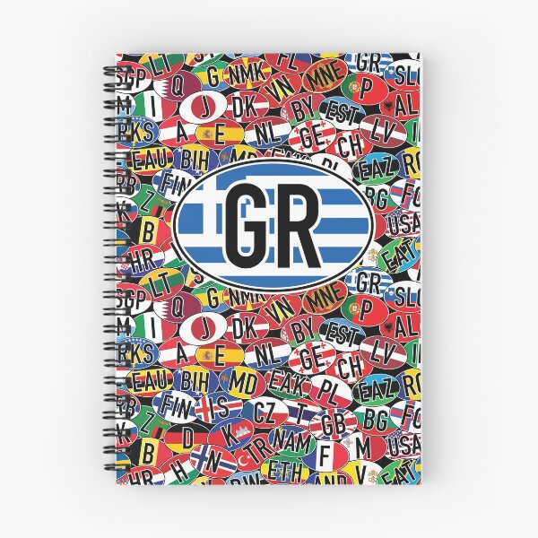 Item preview, Greece Vehicle Code Mosaic designed and sold by travelwitheric.