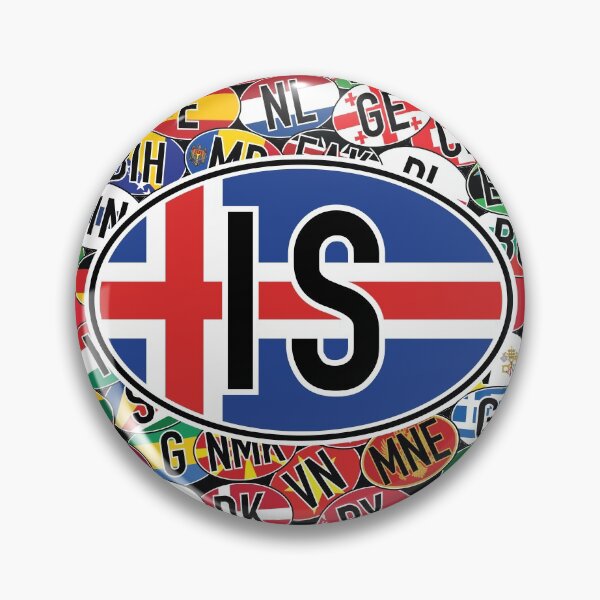 Item preview, Iceland Vehicle Code Mosaic designed and sold by travelwitheric.