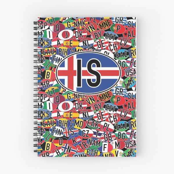Item preview, Iceland Vehicle Code Mosaic designed and sold by travelwitheric.