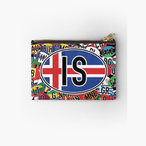Item preview, Iceland Vehicle Code Mosaic designed and sold by travelwitheric.