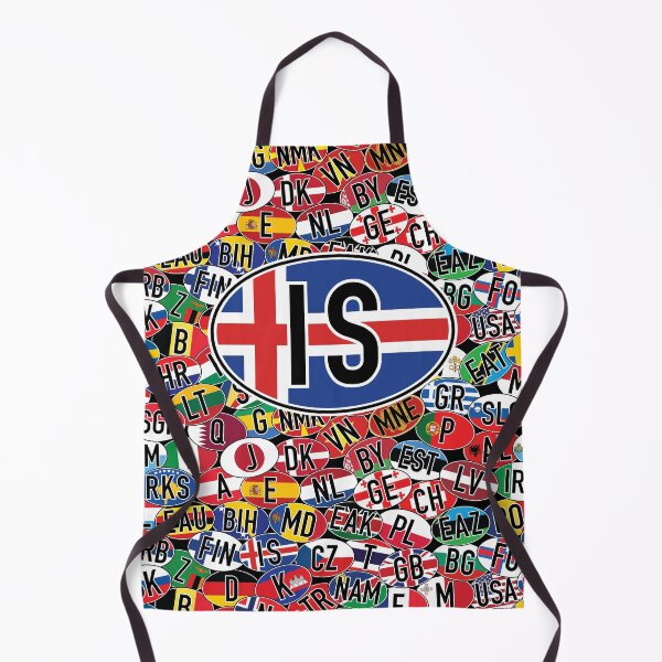 Item preview, Iceland Vehicle Code Mosaic designed and sold by travelwitheric.