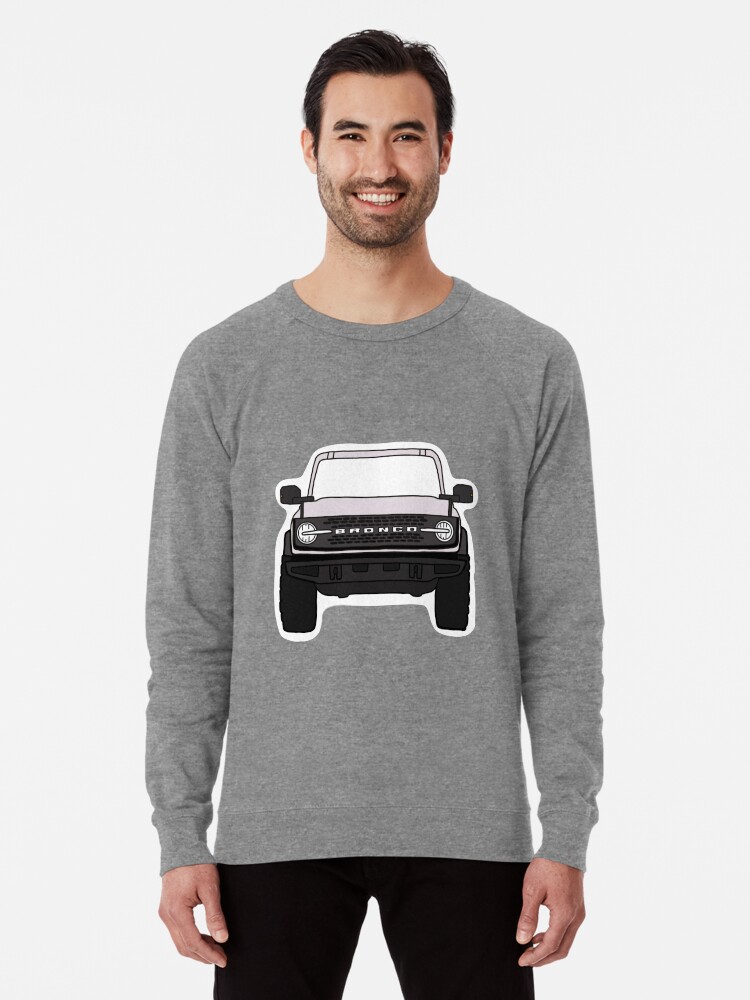 White on sale bronco sweatshirt