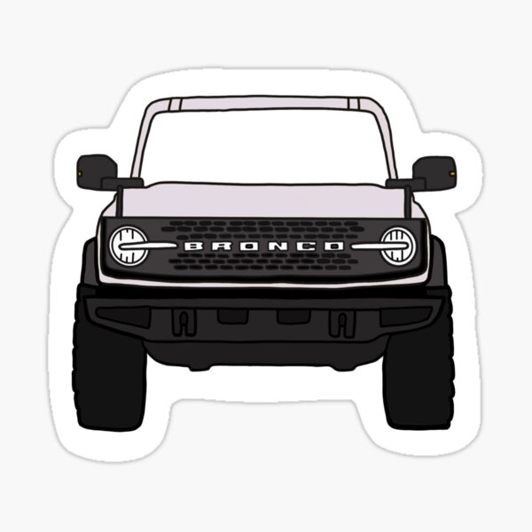 2021 Ford Bronco Front End Silhouette T-shirt 