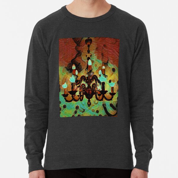 Chandelier Retro Rustic Lightweight Sweatshirt