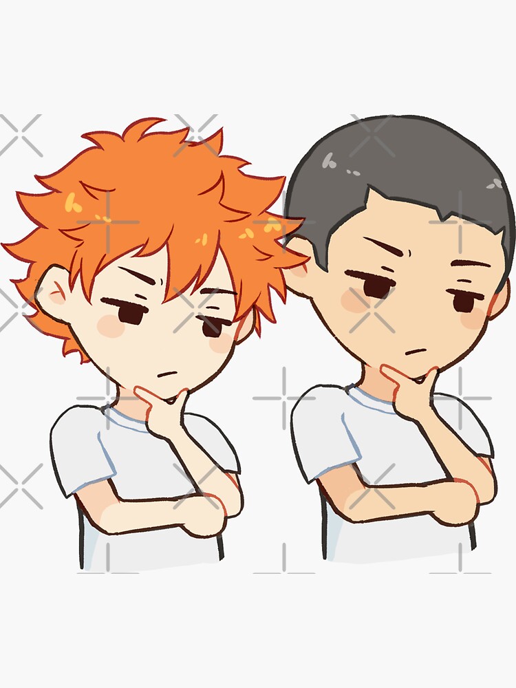 Haikyuu TO THE TOP Stickers - Nishinoya, Tanaka & Hinata