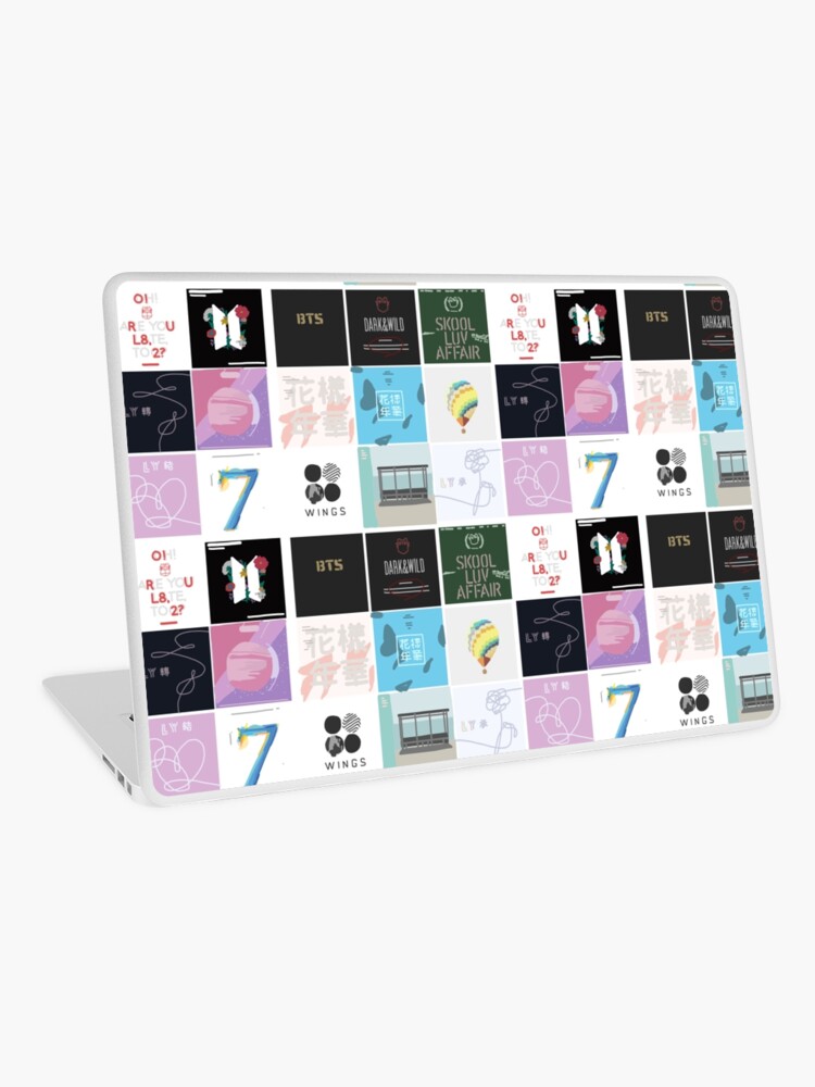 Bts Discography Album Art Laptop Skin By Sophiamgos Redbubble