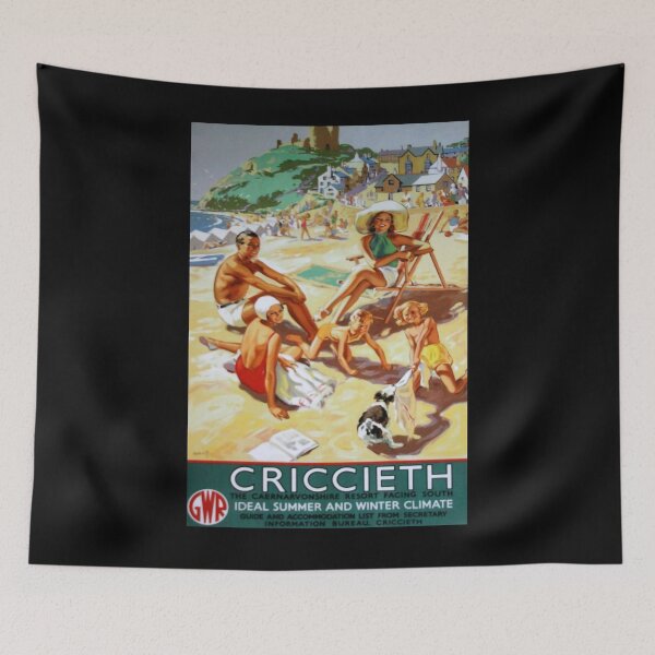 Item preview, cartel ferroviario Criccieth designed and sold by stickart-marek.