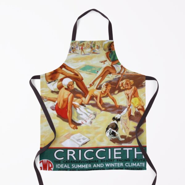 Item preview, Railway Poster Criccieth designed and sold by stickart-marek.