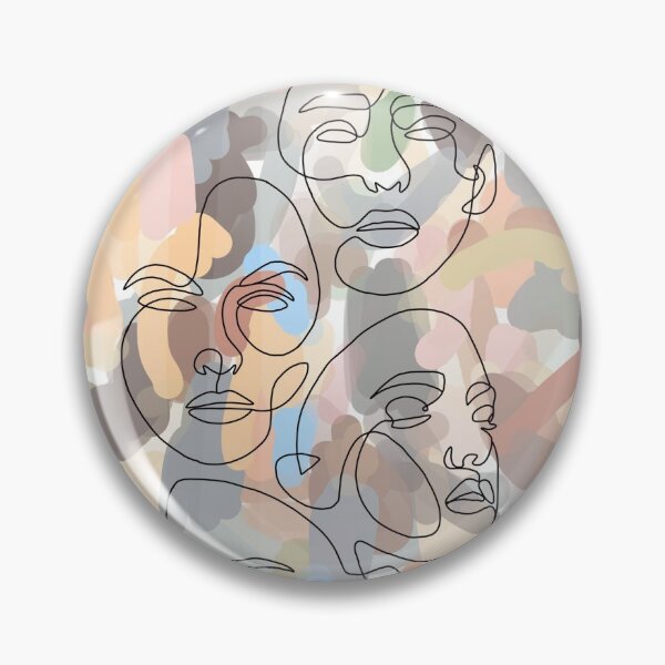 Item preview, abstract faces designed and sold by meganalexaa.