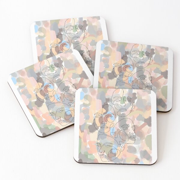 Item preview, abstract faces designed and sold by meganalexaa.