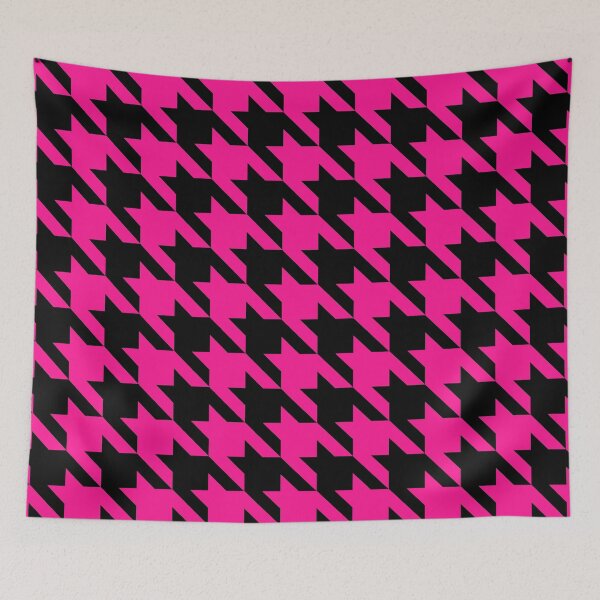 Item preview, pink houndstooth  designed and sold by Gossip Rag.