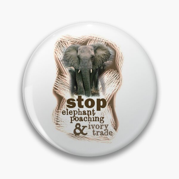 Item preview, Stop Elephant Poaching & Ivory Trading by Natasha Constantinou @ Crazydodo designed and sold by crazydodo.