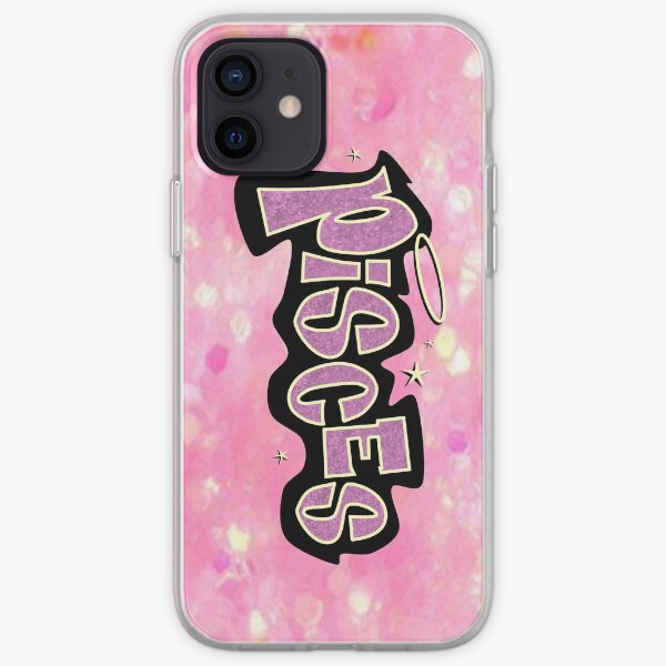 pisces bratz style - iconic pink glitter font logo cute y2k aesthetic iPhone Soft Case