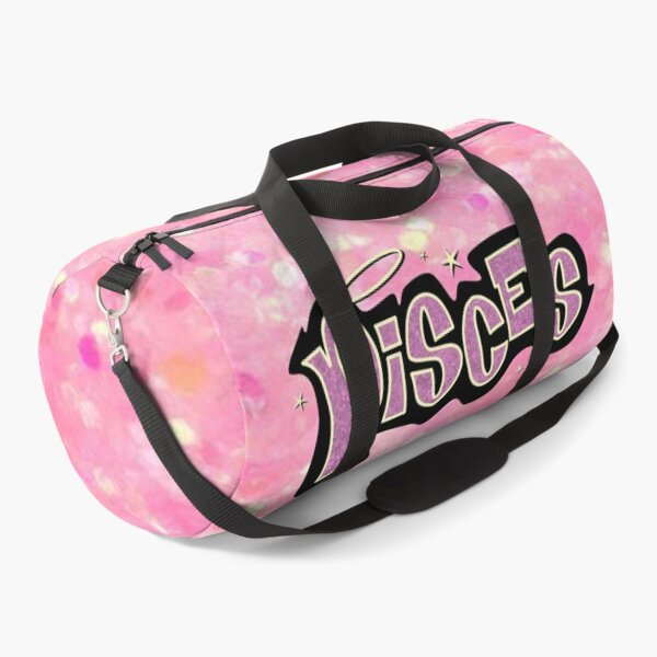 Children's Pink Glitter Duffle Bag