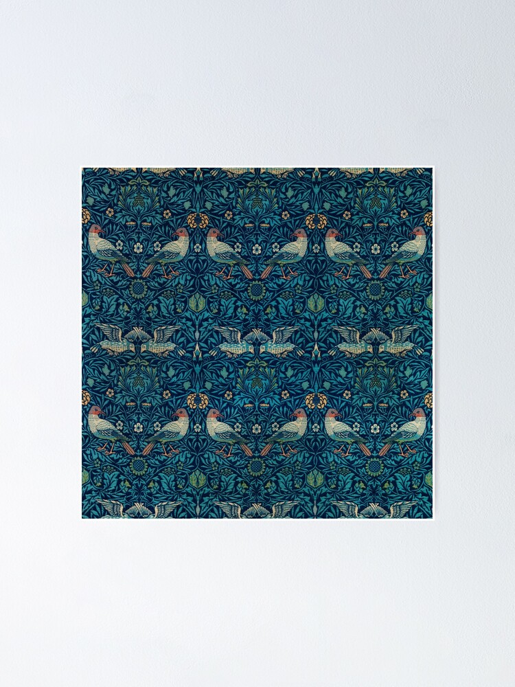 Alternate view of Bird by William Morris, 1878 Poster
