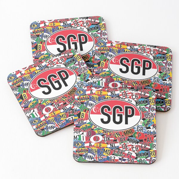 Item preview, Singapore Vehicle Code Mosaic designed and sold by travelwitheric.