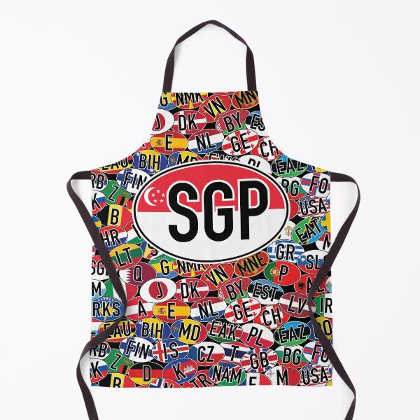 Item preview, Singapore Vehicle Code Mosaic designed and sold by travelwitheric.