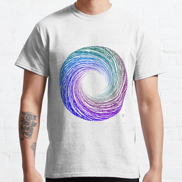 Vortex - Generative Mathematical Art Classic T-Shirt