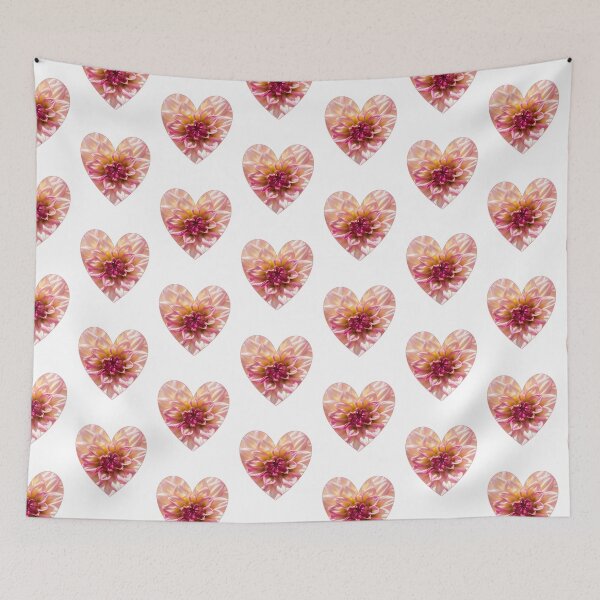 Item preview, Pink Flower in Heart Shape designed and sold by widianeworld.