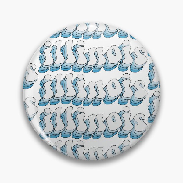 Item preview, illinois blue retro designed and sold by prernaa.