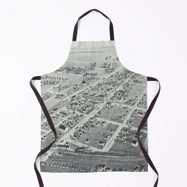 Item preview, Vintage Pictorial Map of Plano TX (1891) designed and sold by BravuraMedia.