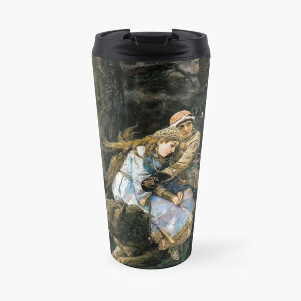 Ivan Tsarevich riding the Gray Wolf - Viktor Vasnetsov Travel Mug