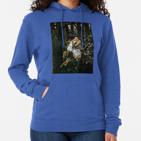 Ivan Tsarevich riding the Gray Wolf - Viktor Vasnetsov Lightweight Hoodie