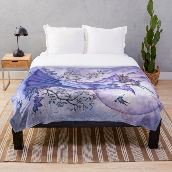 The Night Garden Throw Blanket