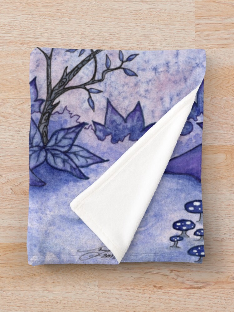 Alternate view of The Night Garden Throw Blanket
